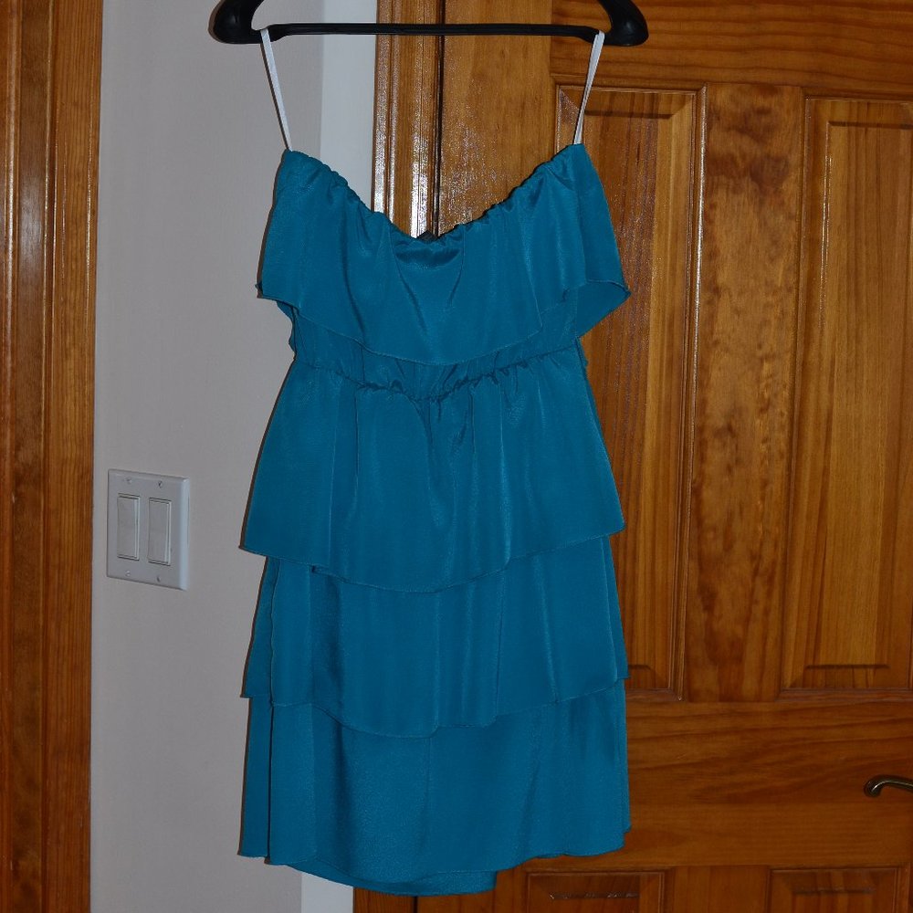Lily Rose Aqua Dress Size Small